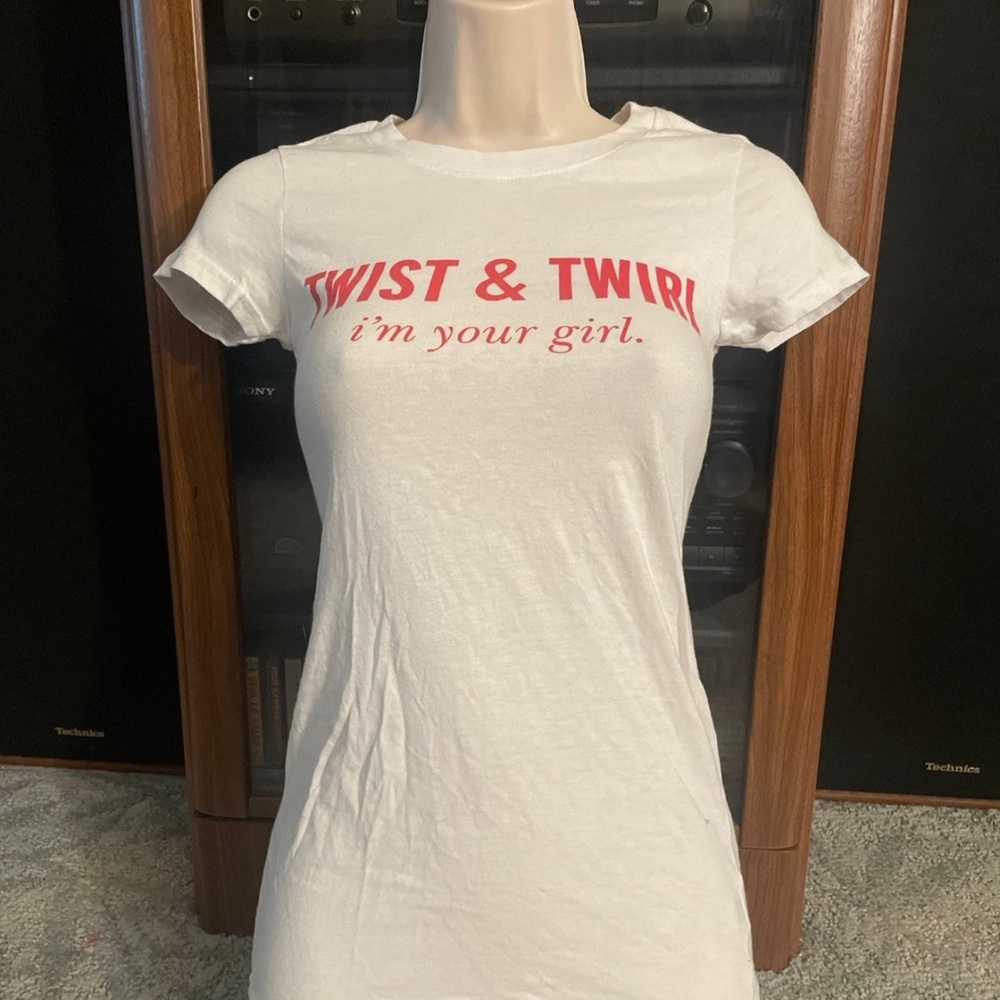 Kate Spade White Tee with Red Print